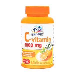 1x1 Vitamin C-vitamin 1000 mg narancs ízű rágótabletta - 60db