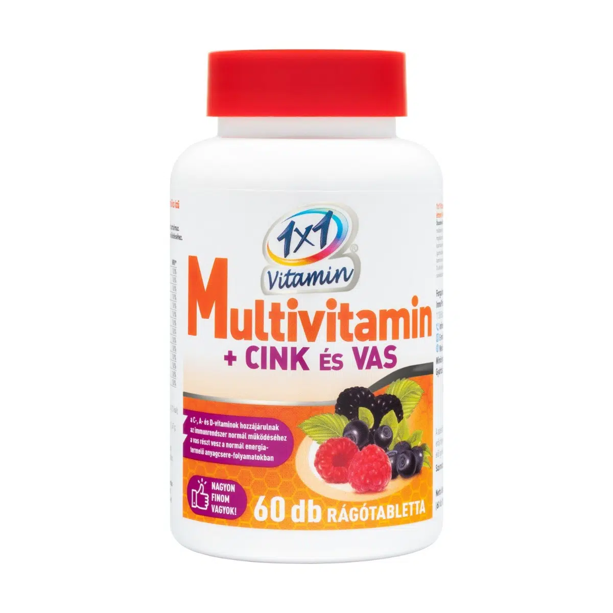 1x1 Vitamin multi + cink + vas rágótabletta - 60db 1 1x1 Vitamin multi + cink + vas rágótabletta - 60db