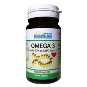 Nutrilab Omega-3 halolaj kapszula - 60db