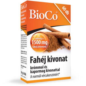 BioCo fahéj tabletta - 60db