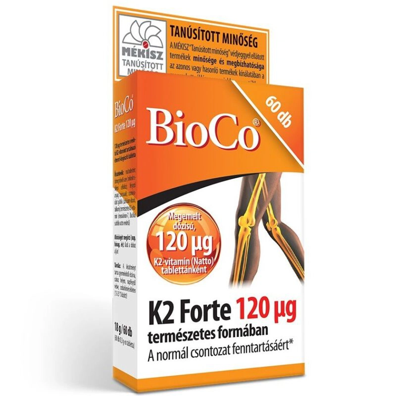 BioCo K2 forte vitamin tabletta - 60db