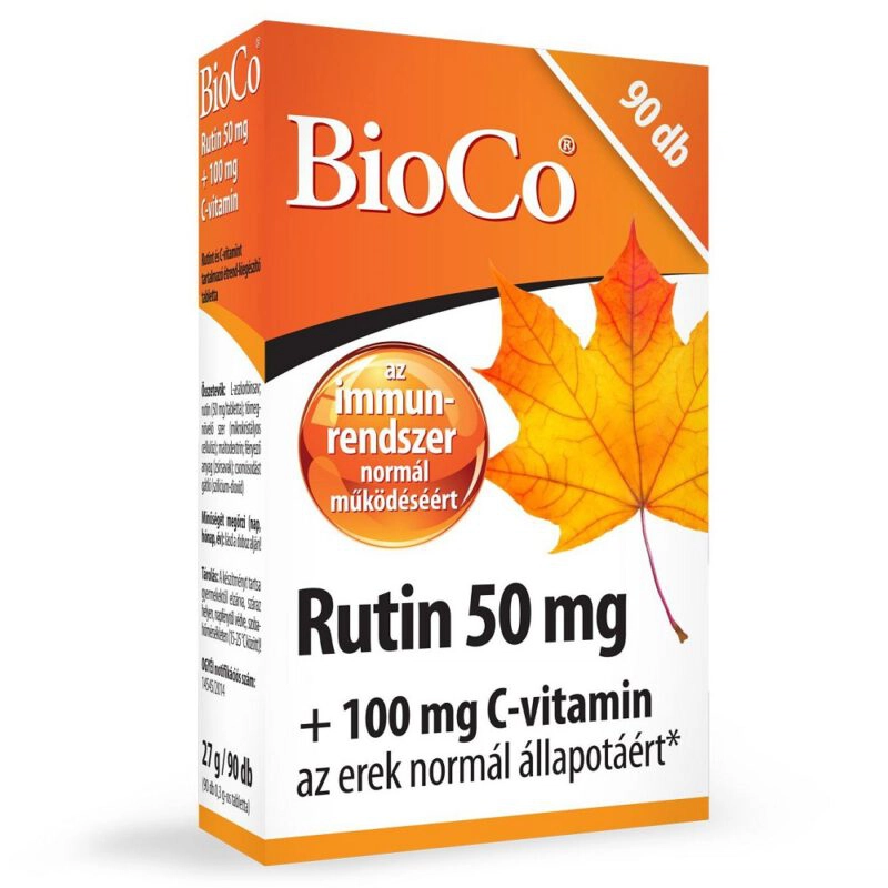 BioCo Rutin + C-vitamin tabletta - 90db