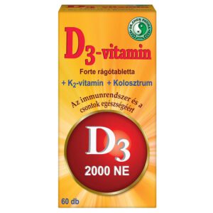 Dr. Chen D3-vitamin forte rágótabletta - 60db