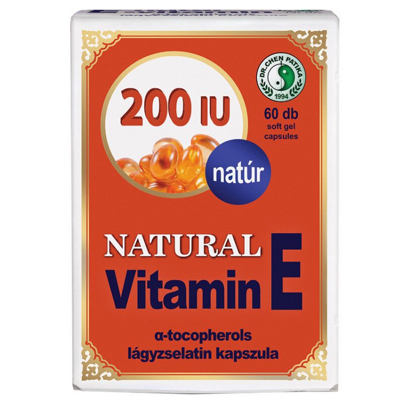 Dr. Chen natural E-vitamin kapszula - 60db