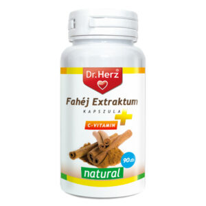 Dr. Herz fahéj + C vitamin kapszula - 90db