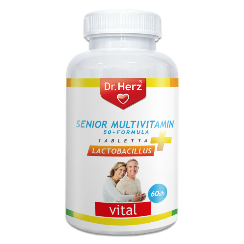 Dr. Herz Senior Multivitamin tabletta - 60db