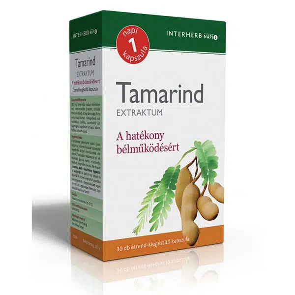 Interherb Napi 1 Tamarind Extraktum kapszula - 30db 1 Interherb Tamarind extraktum kapszula - 30db
