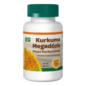 Viva Natura - Zöldvér Kurkuma Megadózis Plusz Kurkuminnal kapszula – 90 db