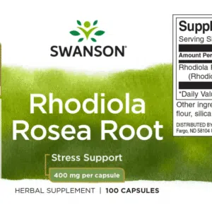 Swanson Rhodiola Rosea - Aranygyökér kapszula - 100db 3 Swanson Rhodiola Rosea - Aranygyökér kapszula - 100db - Image 2