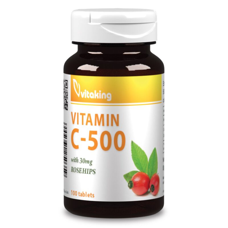 Vitaking 500mg C-vitamint tabletta - 100db