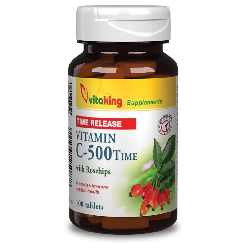 Vitaking 500mg TR C-vitamint tabletta - 100db