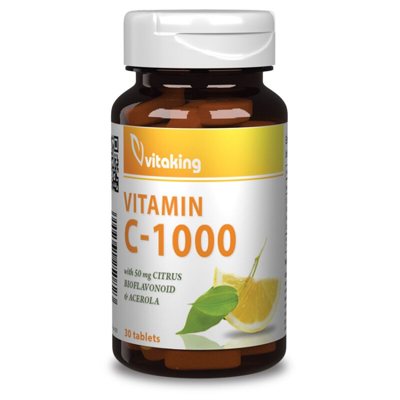 Vitaking C-1000 Bioflavonoid acerola csipke - 30db