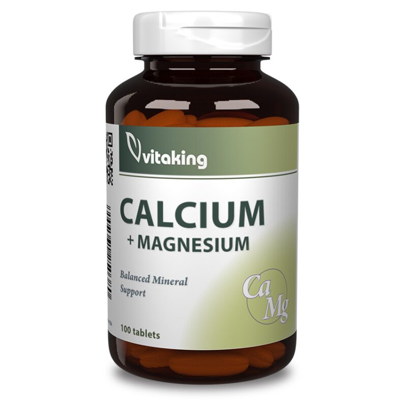 Vitaking Kalcium + Magnézium tabletta - 100db