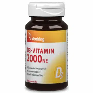 Vitaking D-2000 NE vitamin kapszula - 90db