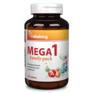 Vitaking Mega-1 Family multivitamin új összetételű tabletta - 120db