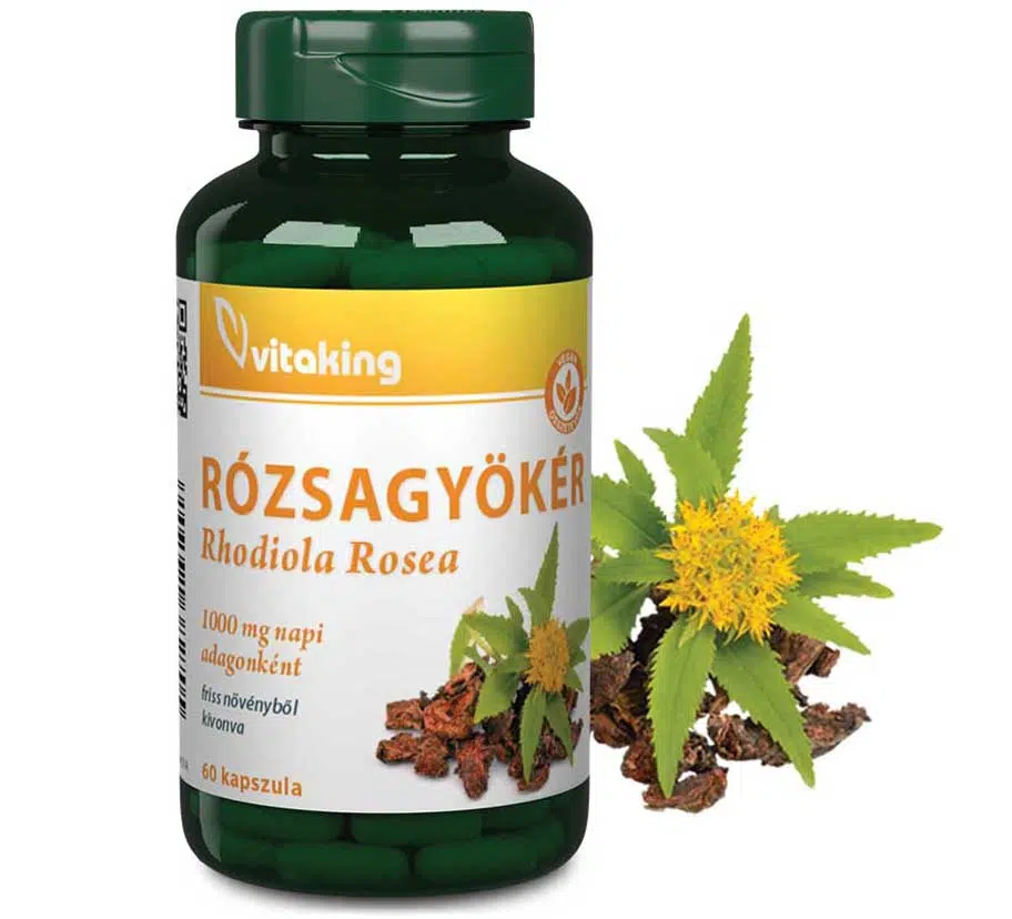 Vitaking Rózsagyökér (Rhodiola Rosea) kapszula - 60db 1 Vitaking Rózsagyökér (Rhodiola Rosea) kapszula - 60db