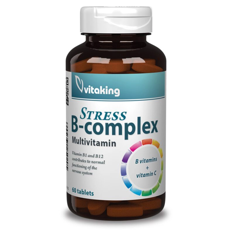 Vitaking Stressz B-komplex vitamin tabletta - 60db