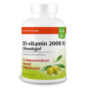 Interherb XXL D3-vitamin 2000IU kapszula - 90db
