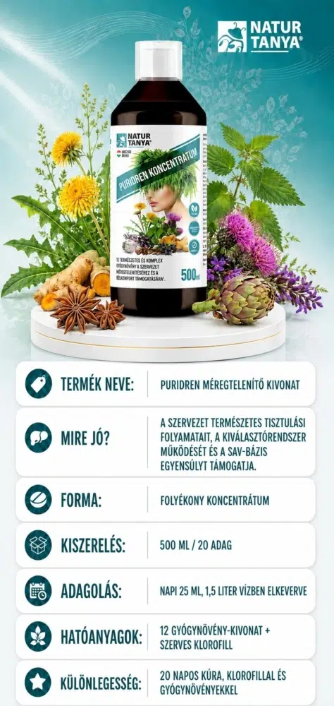 Puridren méregtelenítő