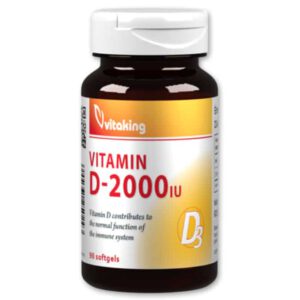 Vitaking D-2000 vitamin kapszula - 90db