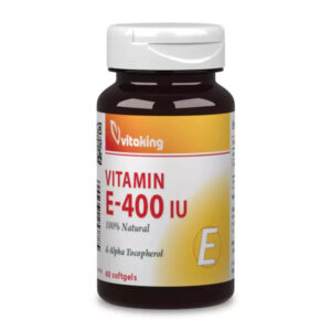 Vitaking E-400 vitamin gélkapszula - 60db