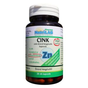 Nutrilab cink kapszula - 30db