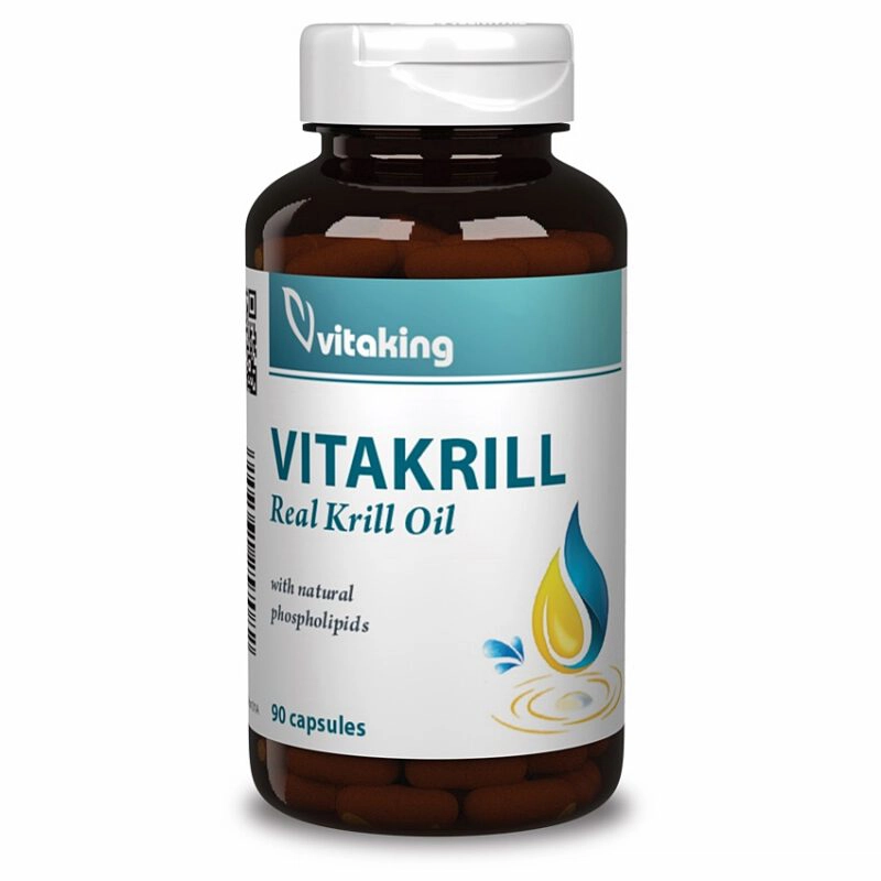 Vitaking VitaKrill rákolaj gélkapszula - 90db