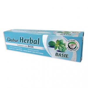 Dabur herbal basil kék fogkrém - 100g