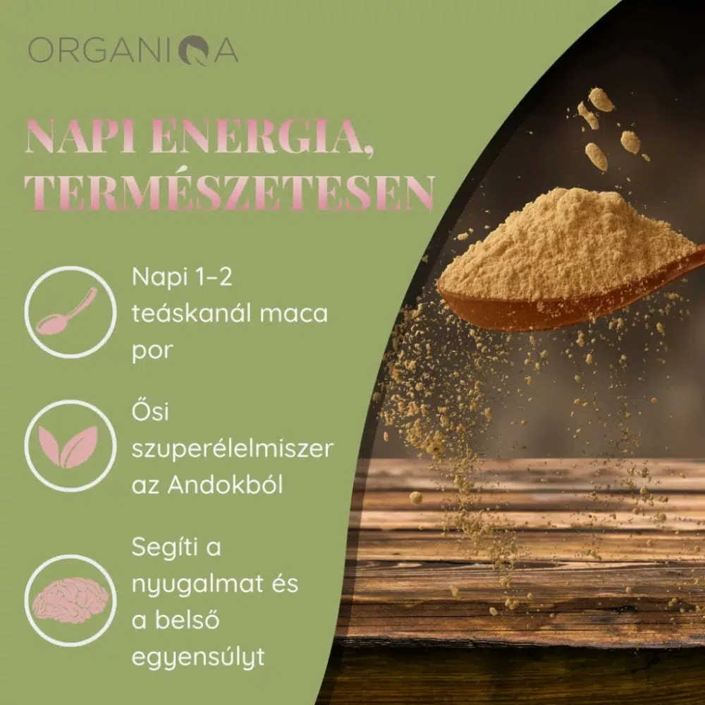 Organiqa Bio Maca por - 125g 4 Organiqa Bio Maca por - 125g - Image 4