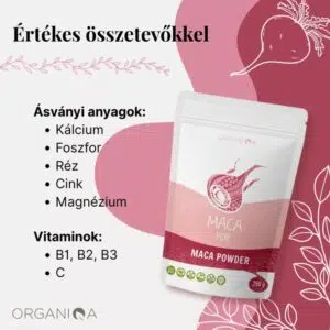 Organiqa Bio Maca por - 125g 5 Organiqa Bio Maca por - 125g - Image 2