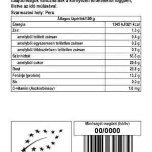 Biomenü bio macagyökér por - 125g 3 Biomenü bio macagyökér por - 125g - Image 2