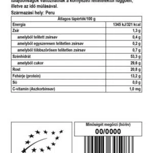 Biomenü bio macagyökér por - 250g 3 Biomenü bio macagyökér por - 250g - Image 2
