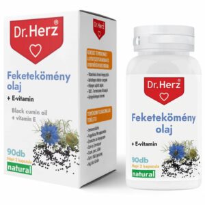 Dr. Herz Feketekömény olaj + E-vitamin kapszula - 90db