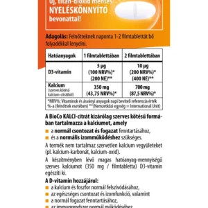 BioCo KALCI-citrát D3-vitamin megapack - 90db 3 BioCo KALCI-citrát D3-vitamin megapack - 90db - Image 2
