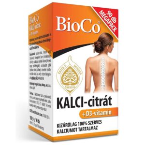 BioCo KALCI-citrát D3-vitamin megapack - 90db