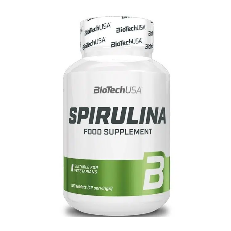BioTech USA Spirulina tabletta - 100db 1 BioTech USA Spirulina tabletta - 100db