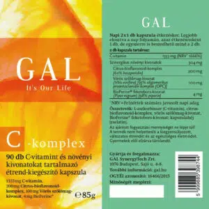 GAL C-komplex kapszula - 90db 5 GAL C-komplex kapszula - 90db