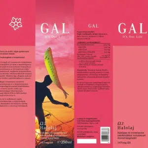 GAL Omega-3 halolaj - 250ml 5 GAL Omega-3 halolaj - 250ml