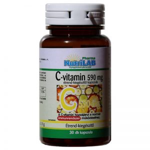 Nutrilab C-Vitamin 590mg tabletta - 30db