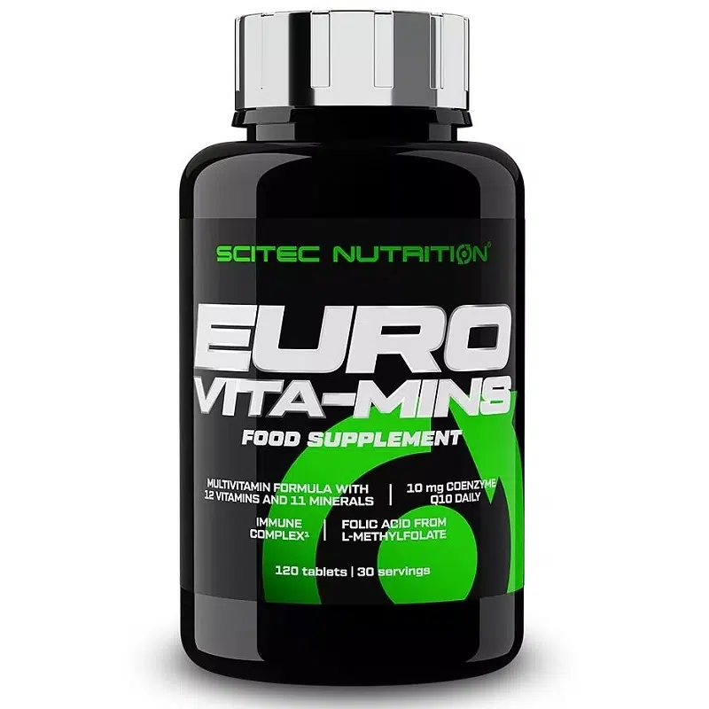 Scitec Nutrition Euro Vita-Mins tabletta - 120db 1 Scitec Nutrition Euro Vita-Mins tabletta - 120db