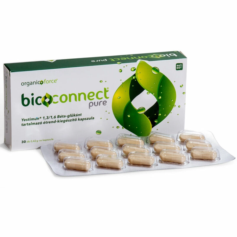 Bioconnect Pure Béta-glükán kapszula - 30db