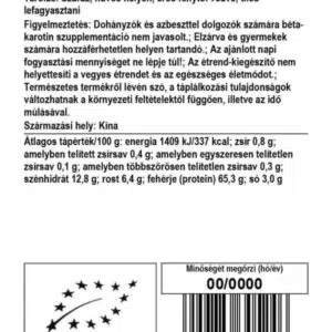Biomenü bio spirulina algapor - 250g 3 Biomenü bio spirulina algapor - 250g - Image 2