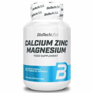 BioTech USA Calcium Zinc Magnesium tabletta - 100db