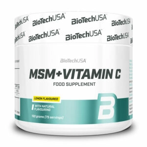 BioTech USA MSM + Vitamin C italpor - 150g