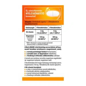 BioCo MAGNE-citrát + B6-vitamin tabletta Megapack - 90db 3 BioCo MAGNE-citrát + B6-vitamin tabletta Megapack - 90db - Image 2