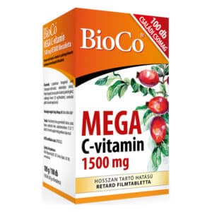 BioCo Mega C-vitamin 1500mg RETARD filmtabletta - 100db