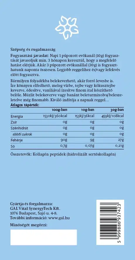 GAL Sertéskollagén Peptidek - 300g 2 GAL Sertéskollagén Peptidek - 300g