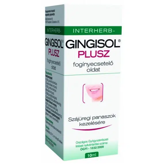Interherb Gingisol Plusz fogínyecsetelő - 10ml 1 Interherb Gingisol Plusz fogínyecsetelő - 10ml