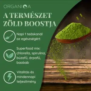 Organiqa Bio Pure green power – 125g 5 Organiqa Bio Pure green power – 125g - Image 2