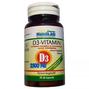 Nutrilab D3-Vitamin 2500NE kapszula - 30db